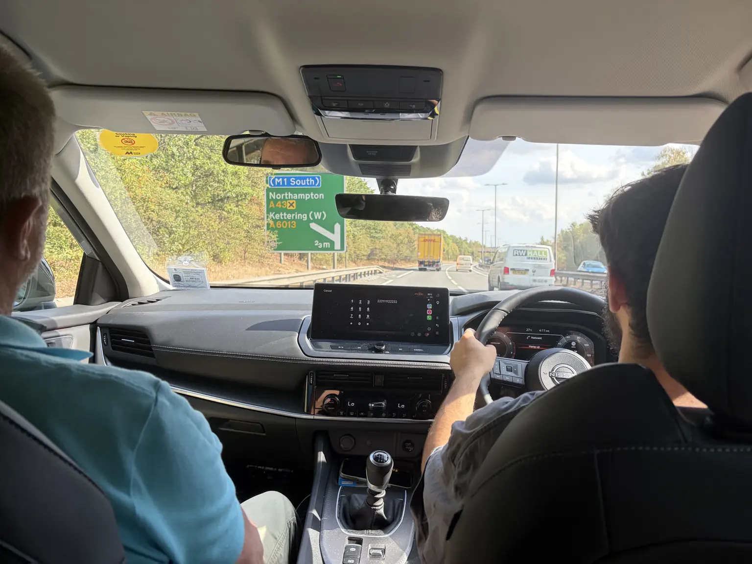 Nervous driver lesson with DrivePro