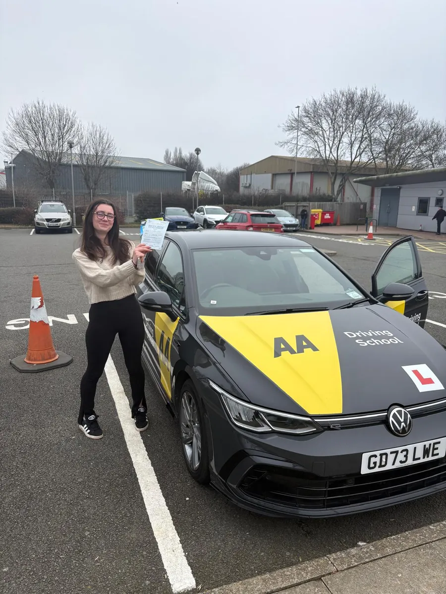 Holli, who built her driving confidence with Maurizio at DrivePro